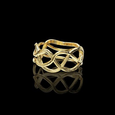 Bague liane II — modélisation 3D, Guillaume Grillo