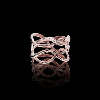 Bague liane III — modélisation 3D, Guillaume Grillo