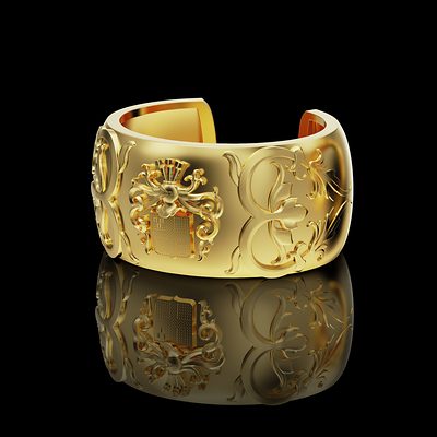 Bracelet Armoirie — modélisation 3D, Guillaume Grillo