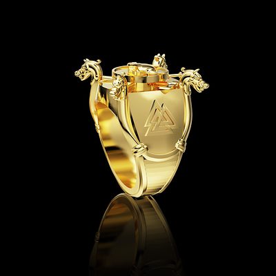 Chevalière viking — modélisation 3D, Guillaume Grillo